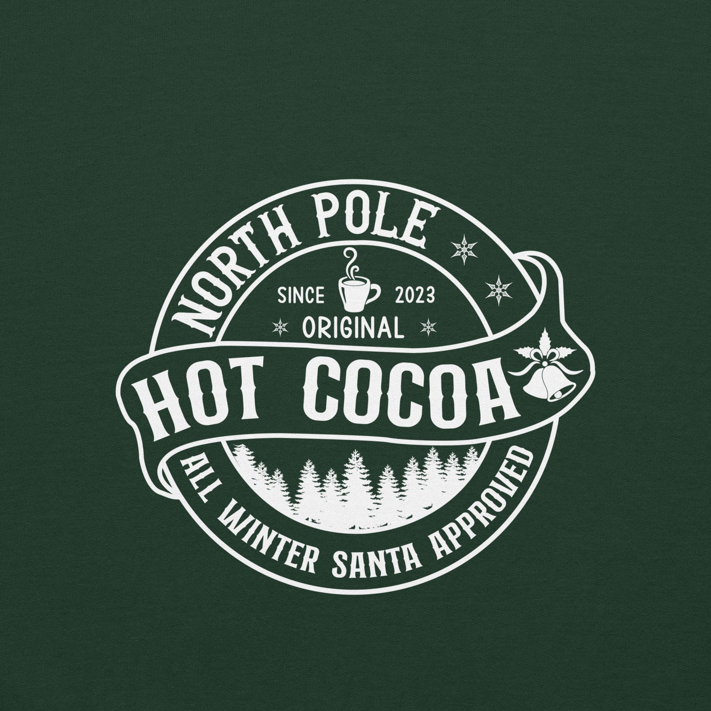 North Pole Hot Cocoa Adult Sweater