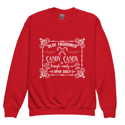 Vintage Candy Cane crewneck sweatshirt