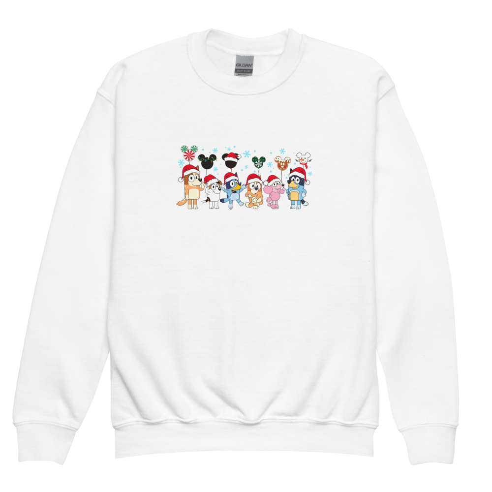 Christmas Family Youth crewneck sweatshirt